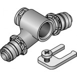 Uponor  pers muurplaat dubbel laag 20x1/2"binnen x20  1015509