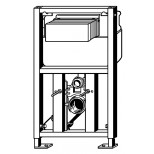 Viega Eco Plus Visign 2L WC element 830mm 20x60x90 met bevoor set voorzetwd