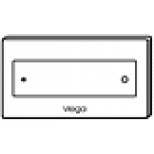 Viega Visign for Style 12 bedieningsplaat 83321 RVS geborsteld