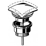 Viega Visign visign V2 afvoerplug universeel afsluitbaar chroom 492809