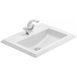 Villeroy & Boch Hommage inbouwwastafel 63x52cm ceramic+ wit 710263R1