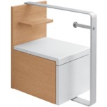 Villeroy & Boch Lifetime toiletmeubel met closetrolhouder 35x51x48cm acacia A507H0EB