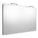 Villeroy & Boch More To See spiegel met 2 lampen C rechthoekig 160x75cm voor wandbediening met Bluetooth A4311600