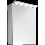 Villeroy & Boch Reflection spiegelkast met verlichting 100x74x15.9cm 2 deuren met lade zilver A352A000