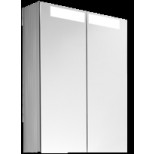 Villeroy & Boch Reflection spiegelkast met geïntegreerde verlichting 100x74x15.9cm 2 deuren met lade zilver A360A000