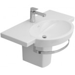 Villeroy & Boch Variable meubelwastafel met 1 kraangat 80x51cm ceramic+ wit 515280R1