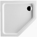 Villeroy & Boch Futurion kunststof douchebak quaryl vijfhoekig 90x90x6cm z. steun wit UDQ0906FUT5V01