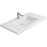 Villeroy & Boch Metric Art meubelwastafel z. overloop 100x55cm met 1 kraangat met ceramic+ wit 519511R1