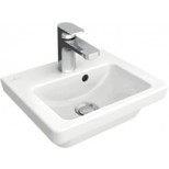 Villeroy & Boch Subway 2.0 fontein 37x30.5cm met kraangat met overloop wit 73173701