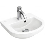 Villeroy & Boch Subway 2.0 fontein 37x32cm met kraangat met overloop wit 73183701